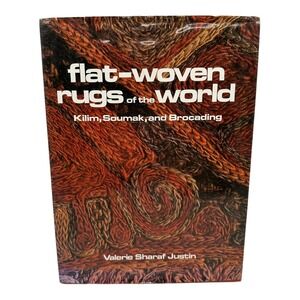 Flat-Woven Rugs of the‎ World Hardcover Book by Valerie Sharaf Justin